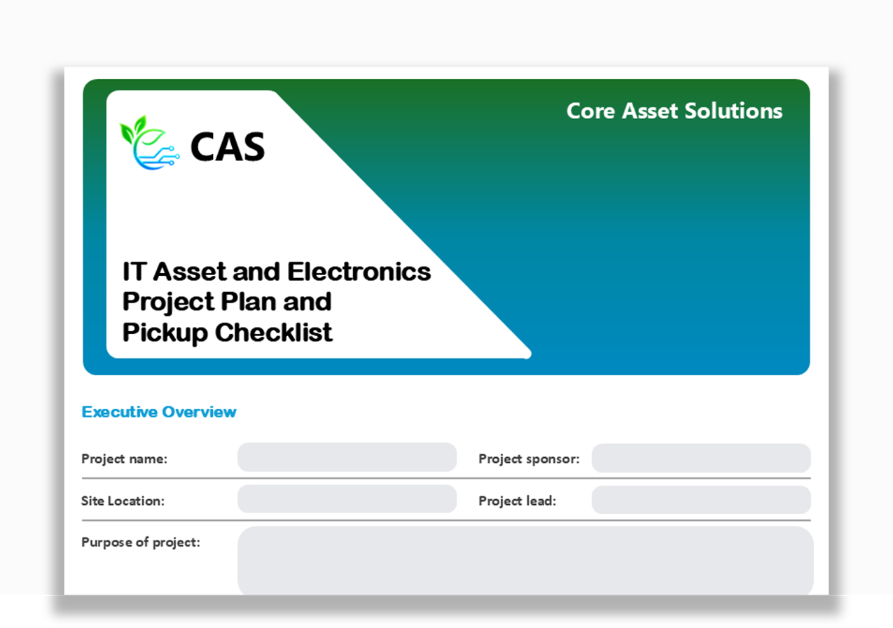 IT asset pickup checklist resource