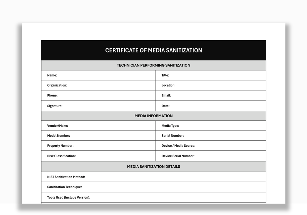 Accepted electronics and IT hardware resource